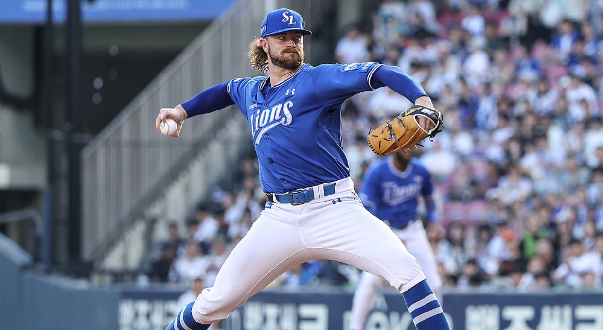 ⚾ [KBO] 페덱, 10점 차 맞혀 잡기로 6이닝 2실점…박진만 감독 노련미 주목