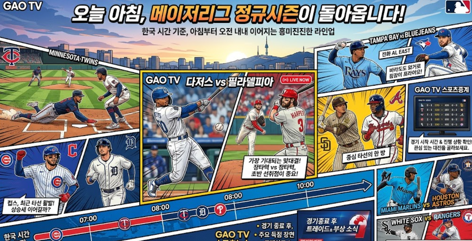 메이저리그중계 가오티비