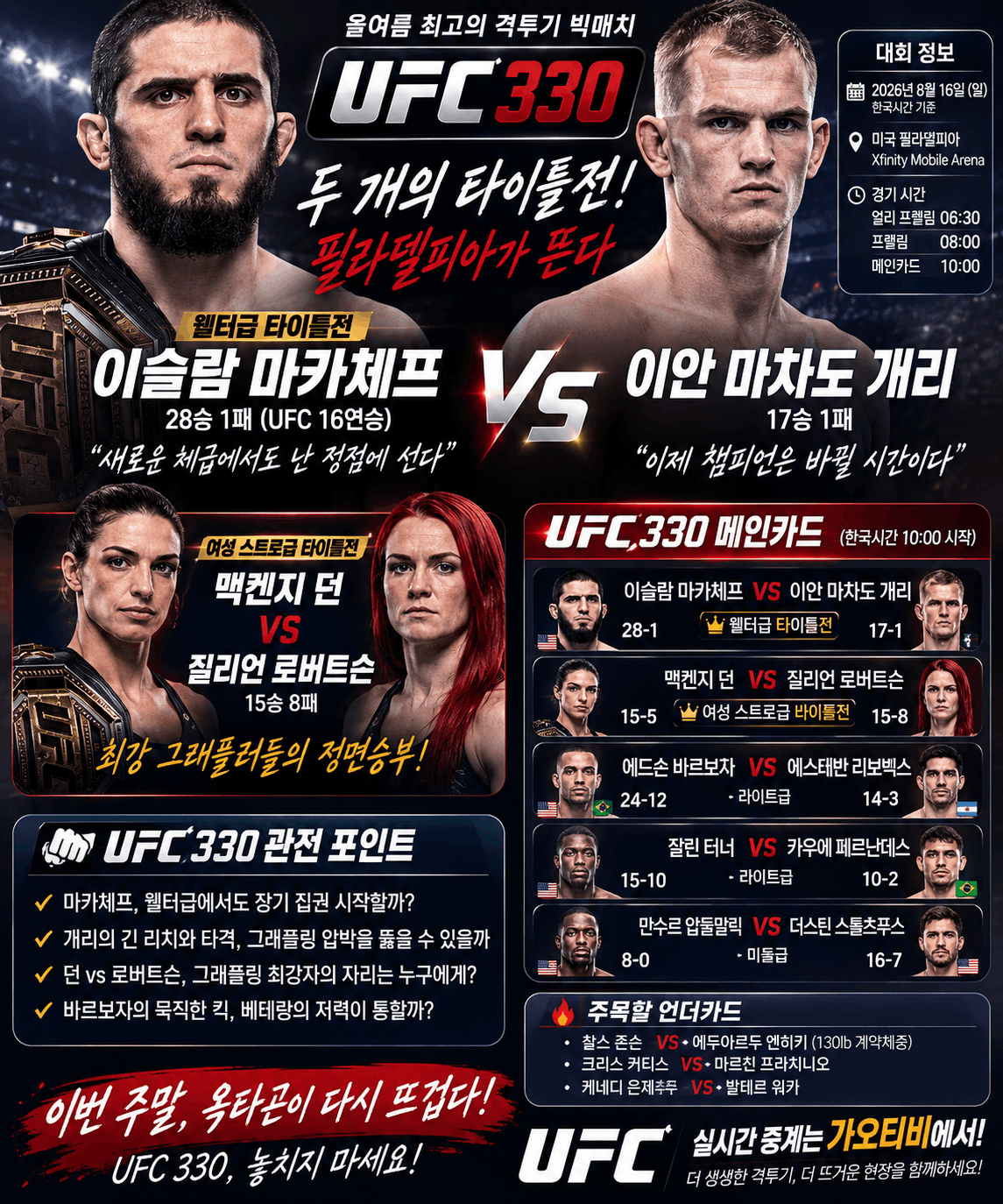 UFC중계