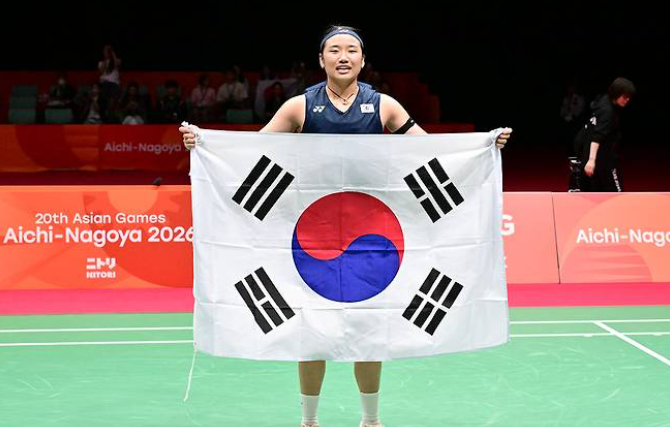 안세영, 아시안게임 여자단식 사상 첫 2연패…야마구치 꺾고 ‘무실게임 우승’ 새 역사