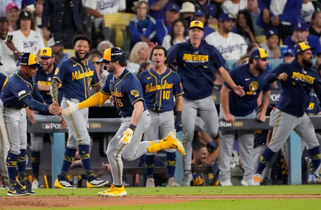 2026 MLB NLCS 밀워키, LA 다저스에 6-2 승리…3연승으로 44년 만의 월드시리즈 진출 눈앞