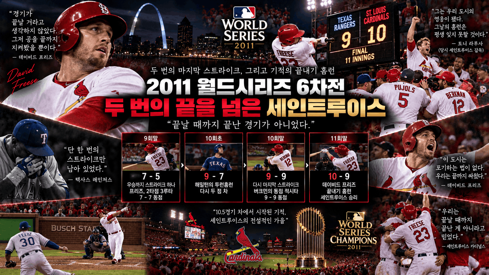 2011 월드시리즈 6차전 기적의 밤